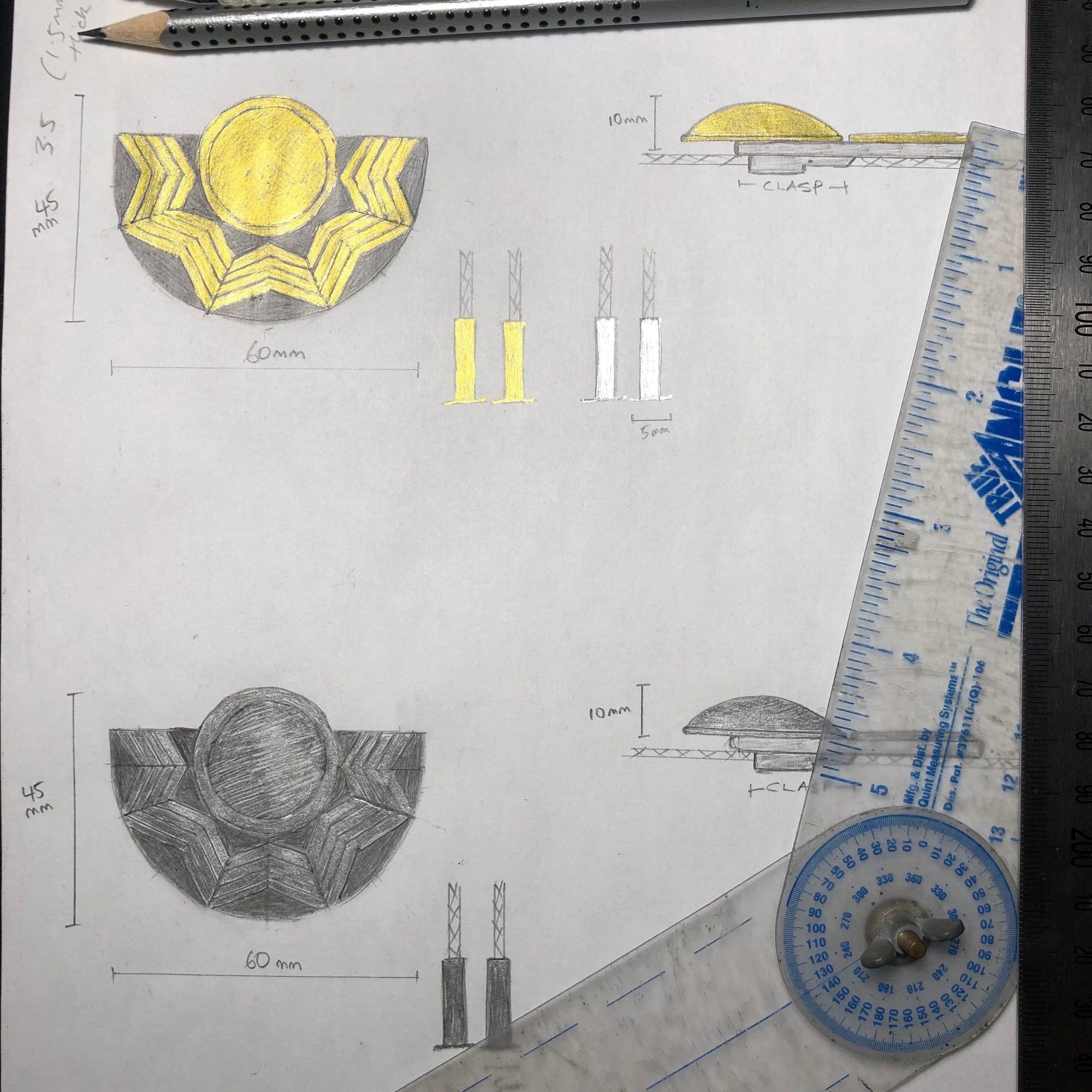 From Sketch to Silver: The Artistic Journey