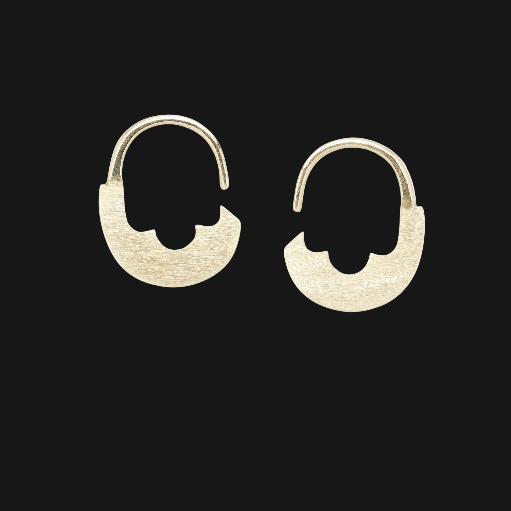 Desert Bloom Earrings in solid 9ct Yellow Gold