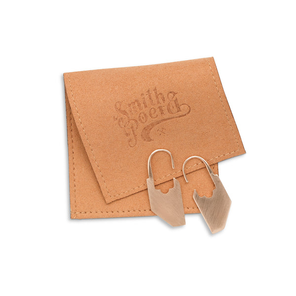 Canyon Earrings in solid 9ct Rose Gold