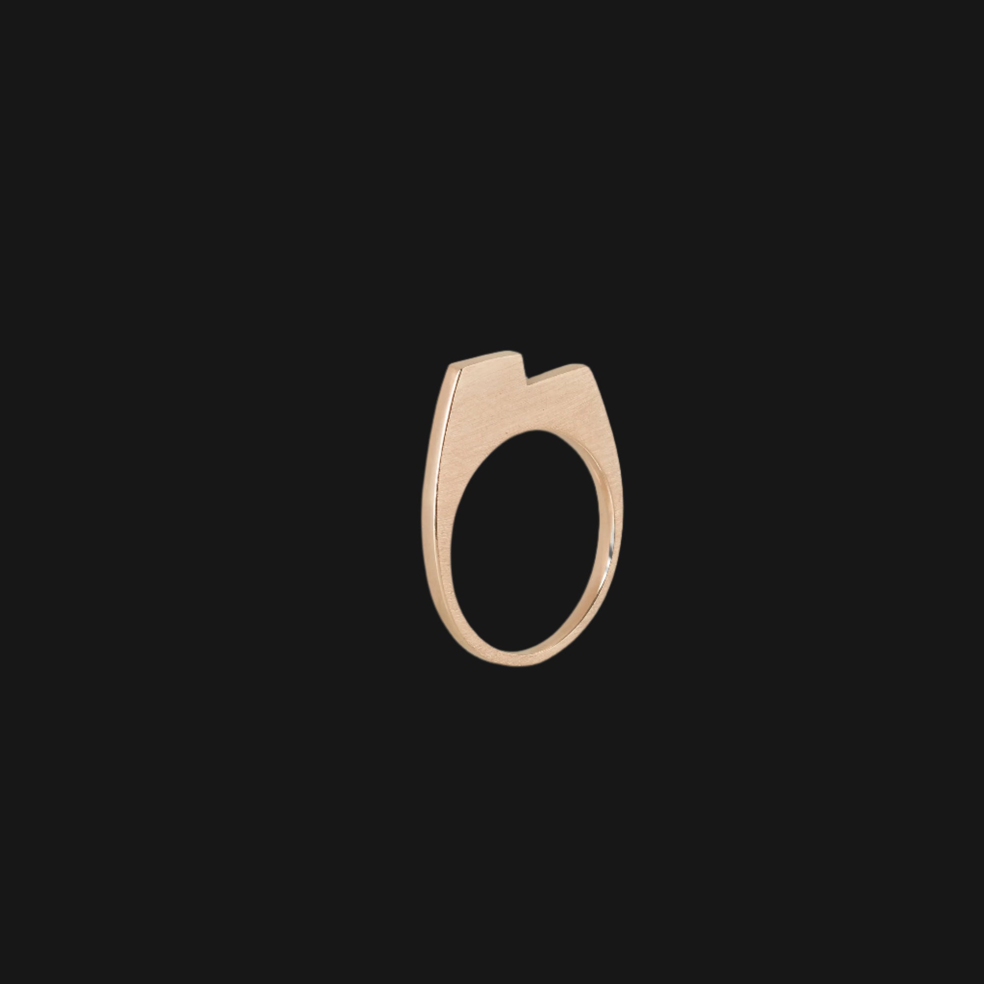 Mountain Ring in solid 9ct Rose Gold