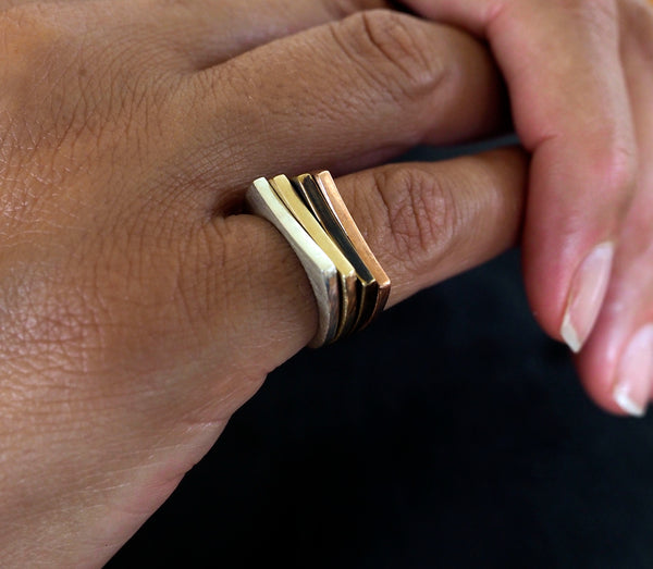 Valley Ring in Night Bronze